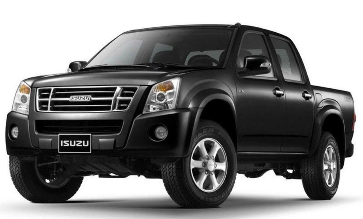 Rear LH Black Door Handle for Isuzu Dmax (2003-2011)