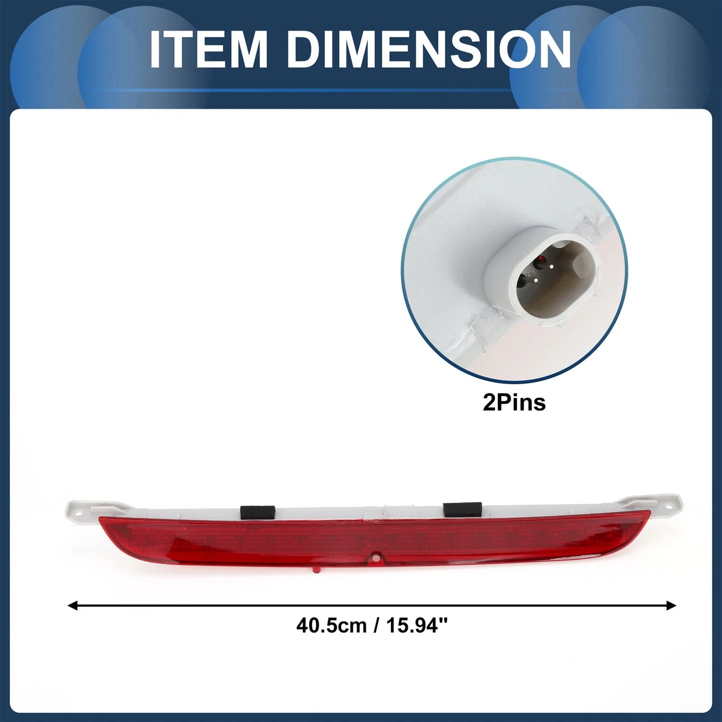 LED Third Brake Light for BMW X5 II E70 2008-2013 Red Housing