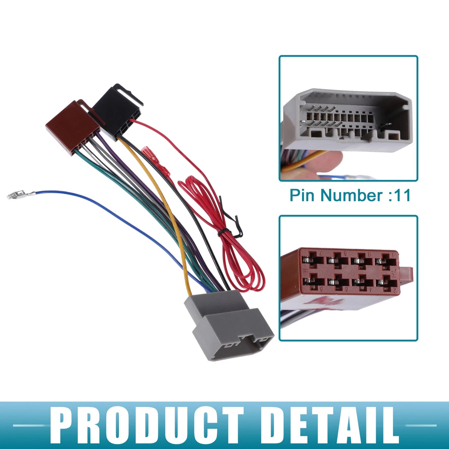 Car Stereo CD Player Wiring Harness for CHRYSLER 2011-2014