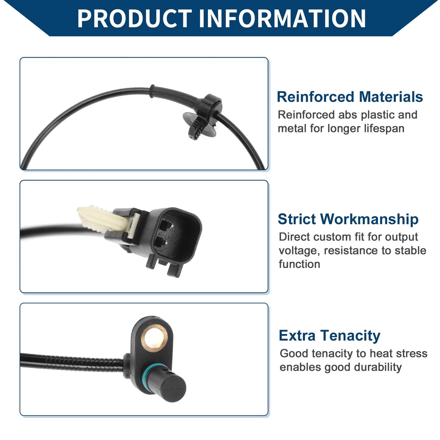 ABS Wheel Speed Sensor Front for Cadillac Escalade (2015-2017)