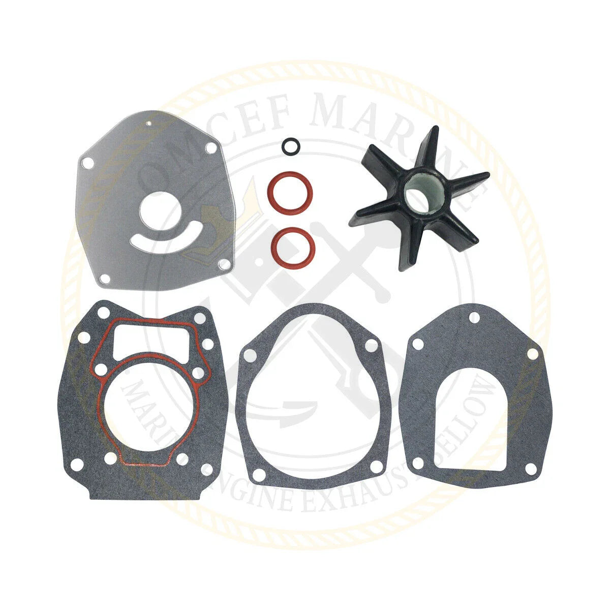 Water Pump Impeller Repair Kit for Sea Ray 100SL/100XL/100L (1988-1990)