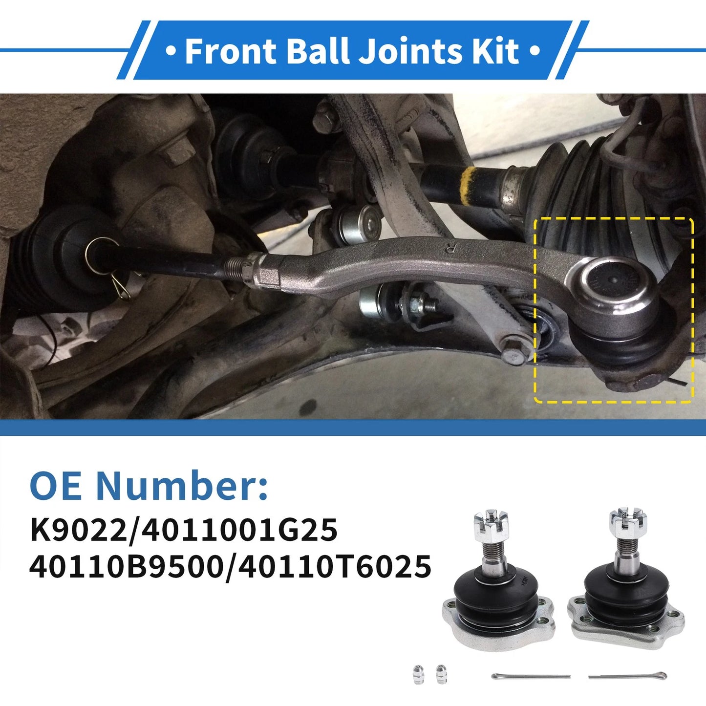 Front Upper Ball Joints for Nissan Pathfinder (1987-1995)