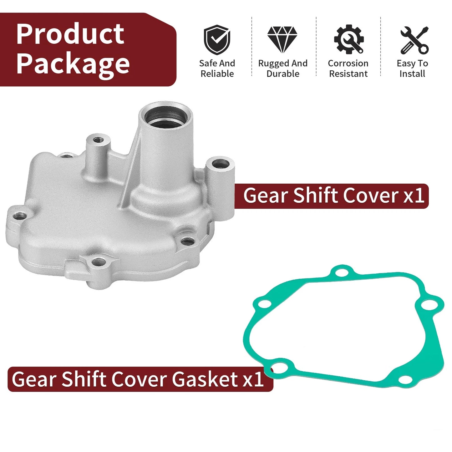 Gear Shift Cover w/ Gasket for Suzuki Hayabusa 1300 GSX1300R (1999–2007)