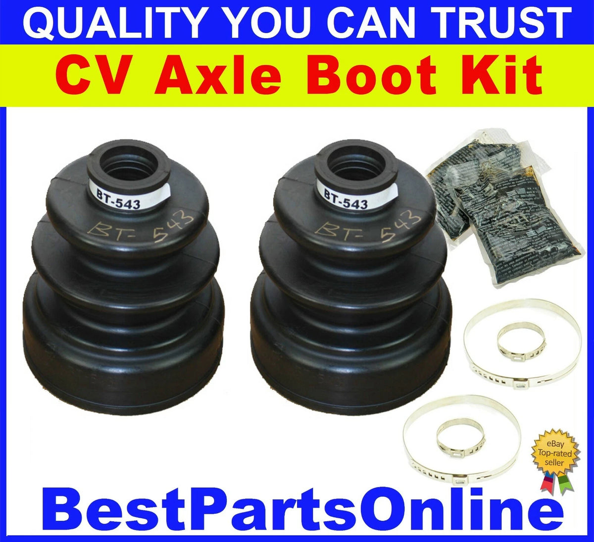 CV Axle Boot Repair Kit for Toyota Supra (1979–1986)