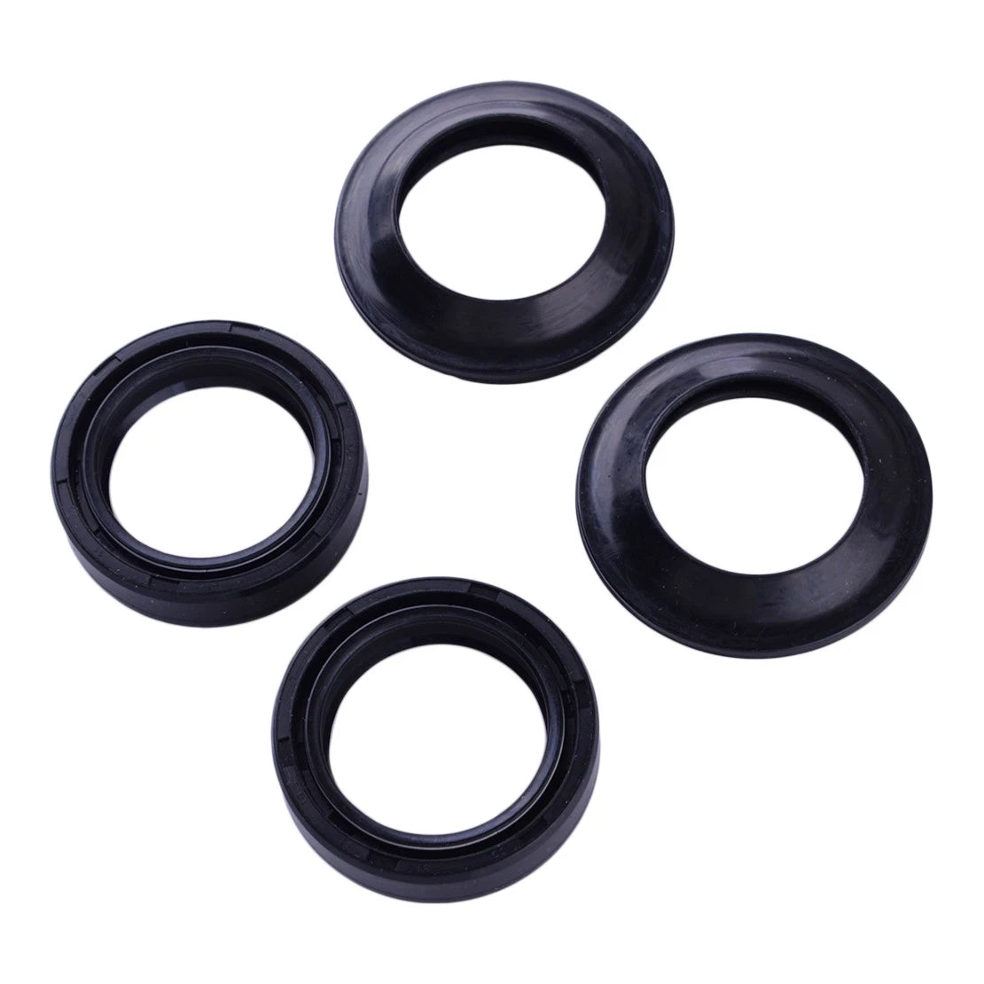 Front Fork Seals with Dust Caps for Honda SL/XL100K CT125 MT125 TR200