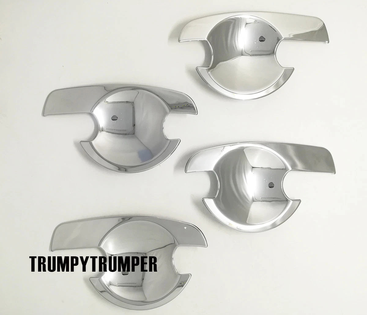 Chrome Door Handle Cover Insert Bowl Trim for Nissan Navara D40 (2005-2015)