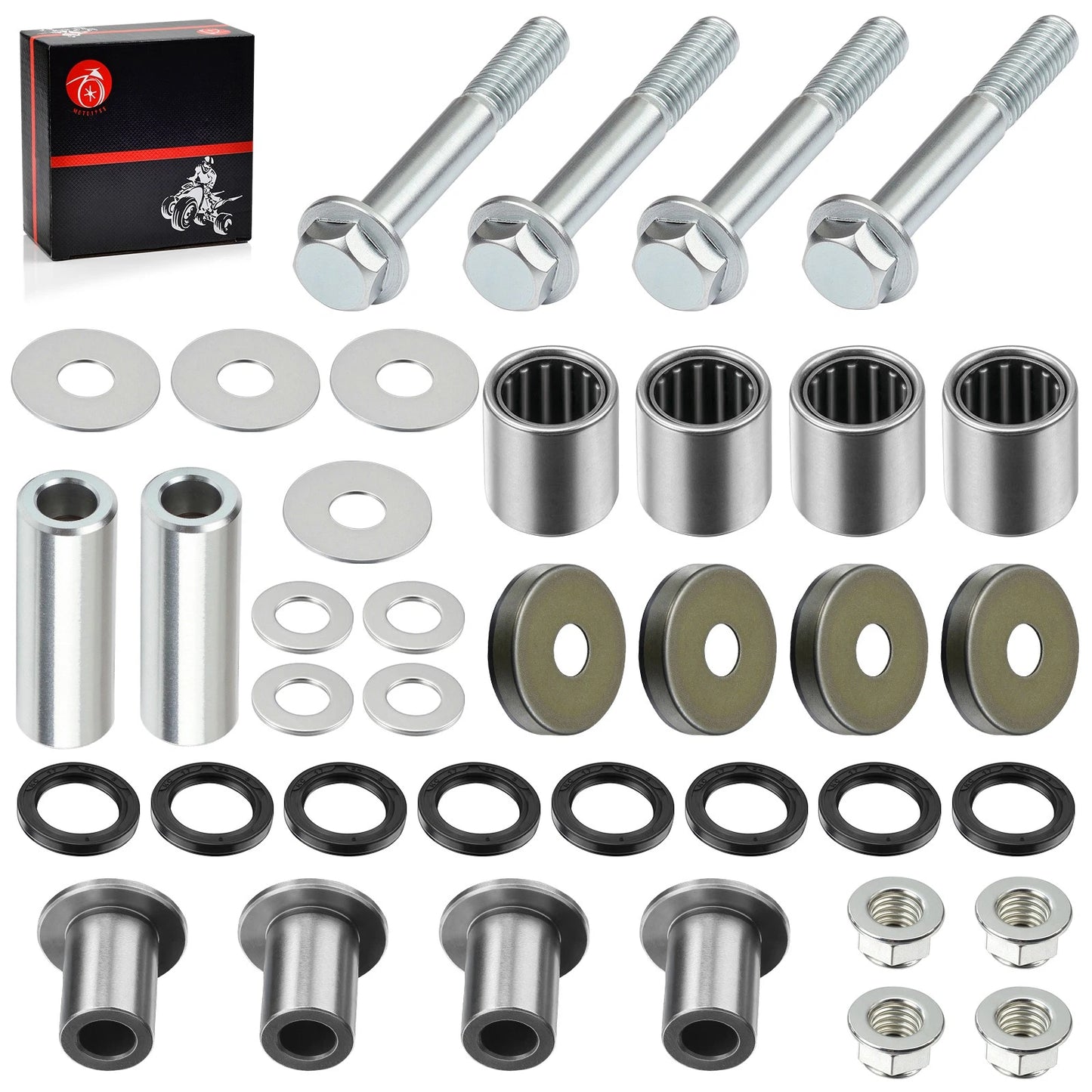 A Arm Bushings Seals Kit for Suzuki Quadsport Z400 LT-Z400 2003-2014