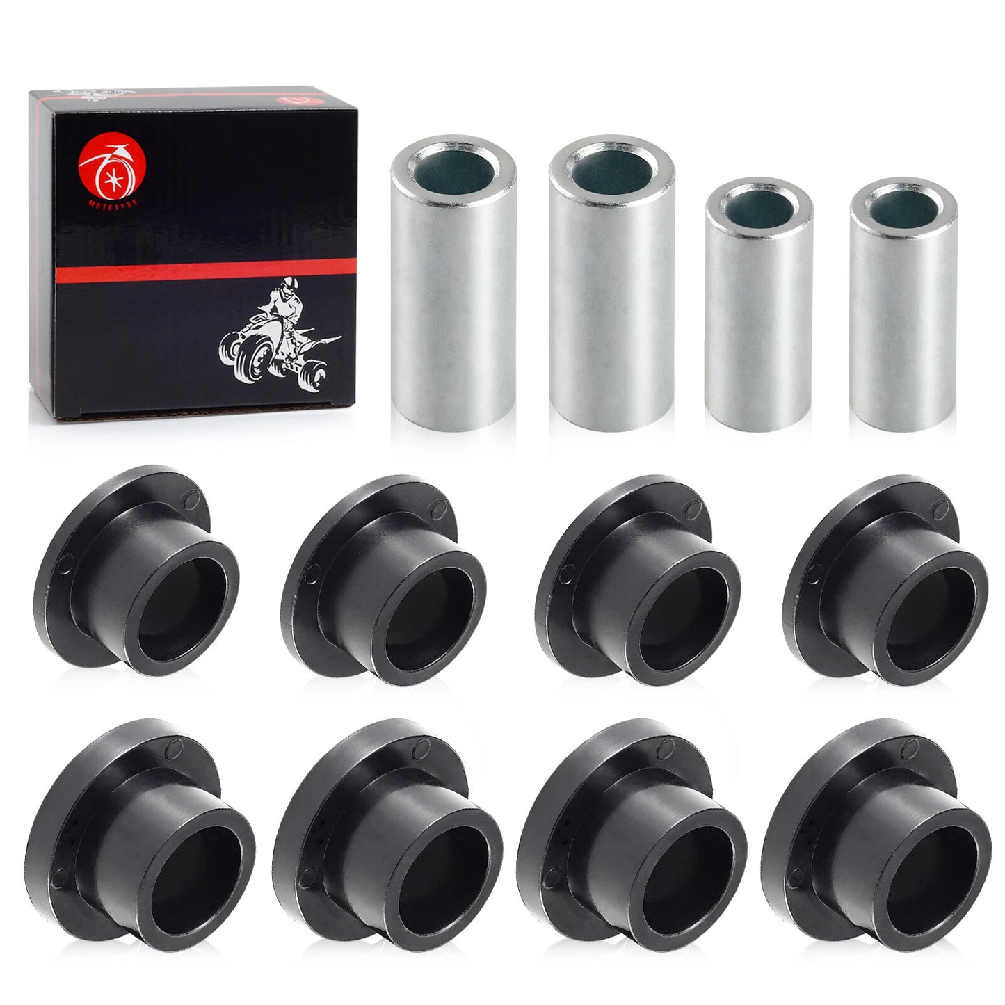 Front Shock Bushing Sleeve Kit for Polaris Sportsman 550/850/1000, Scrambler 850