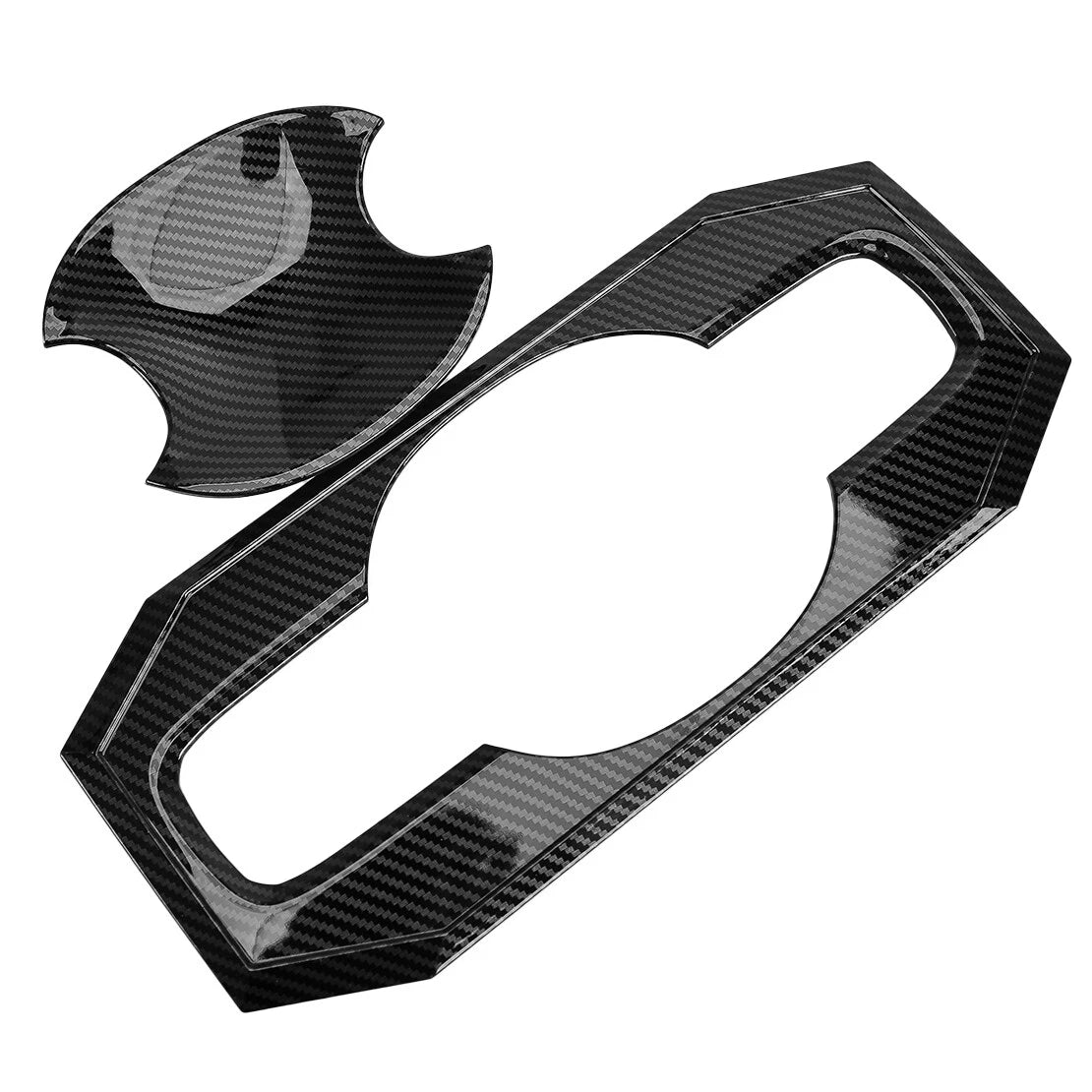 Black 1 Set Door Handle Bowl Cover Trim for Toyota Tundra (2022-2023)