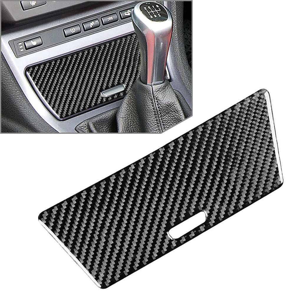 Carbon Fiber Gear Shift Storage Box Cover for BMW X3 E83 (2004-2010)