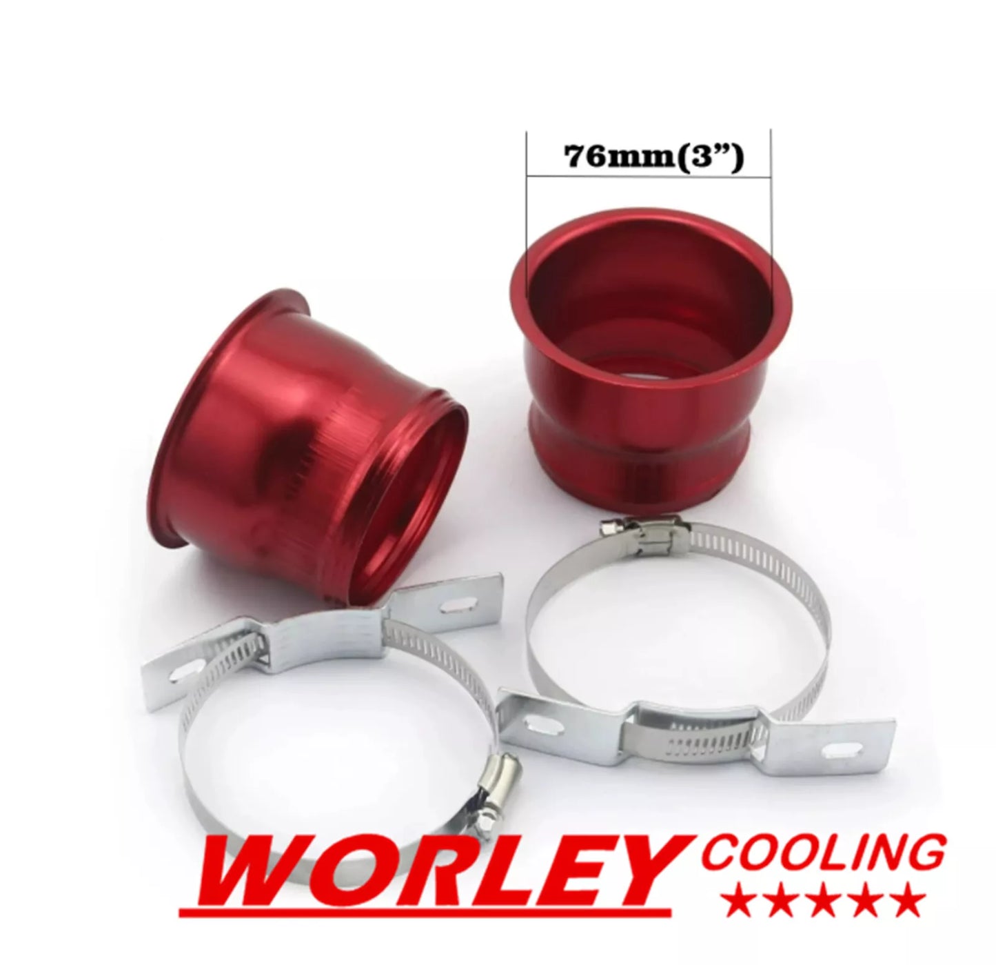 3" Flexible Short Ram Cold Air Intake Turbo Tube for NJ