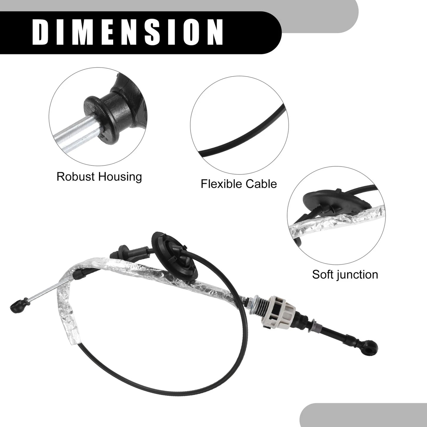 Automatic Transmission Control Lever Cable for Chevy Cavalier (2000-2005)