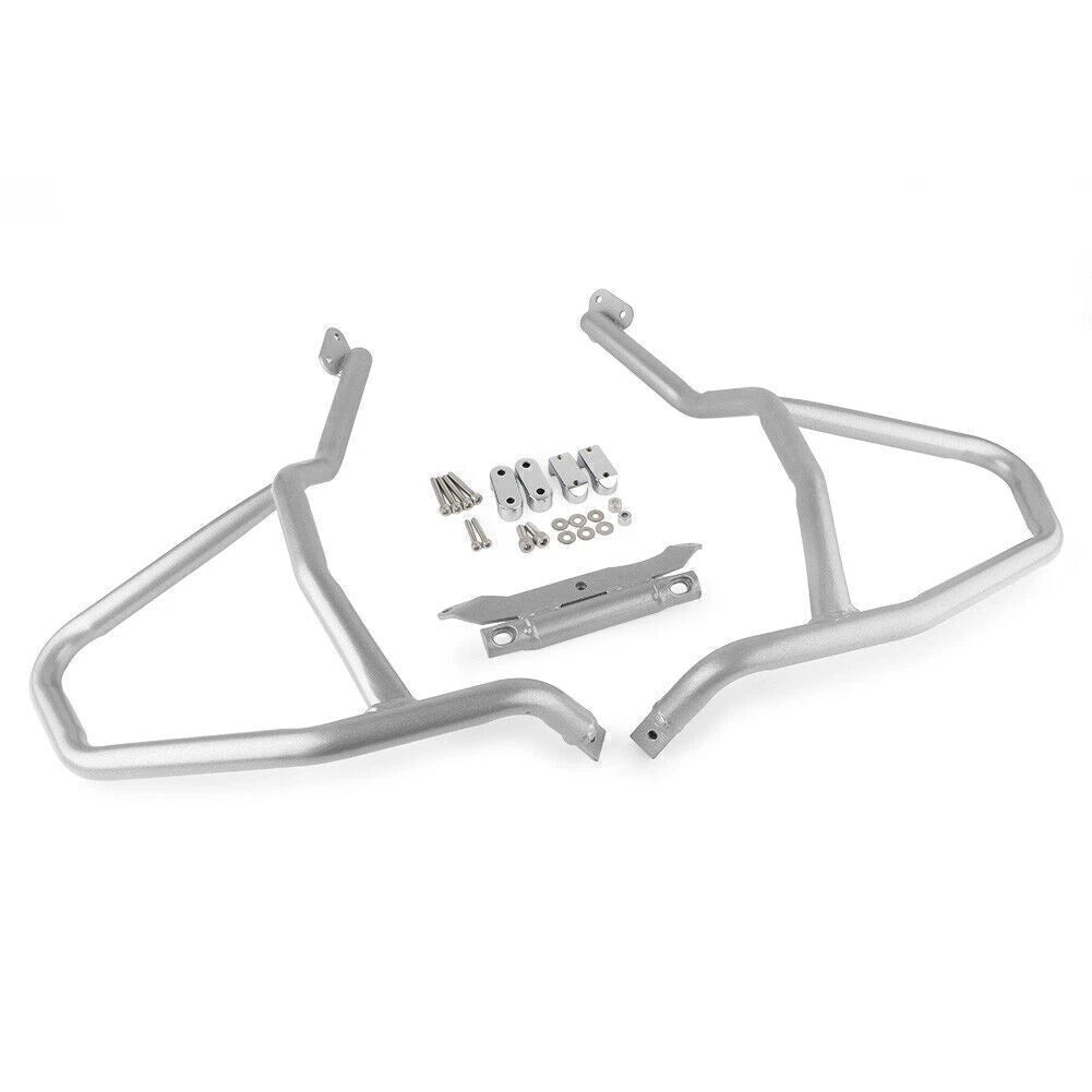 Upper Engine Crash Guard Protector for BMW G310R, G310GS (2017-2022) Silver