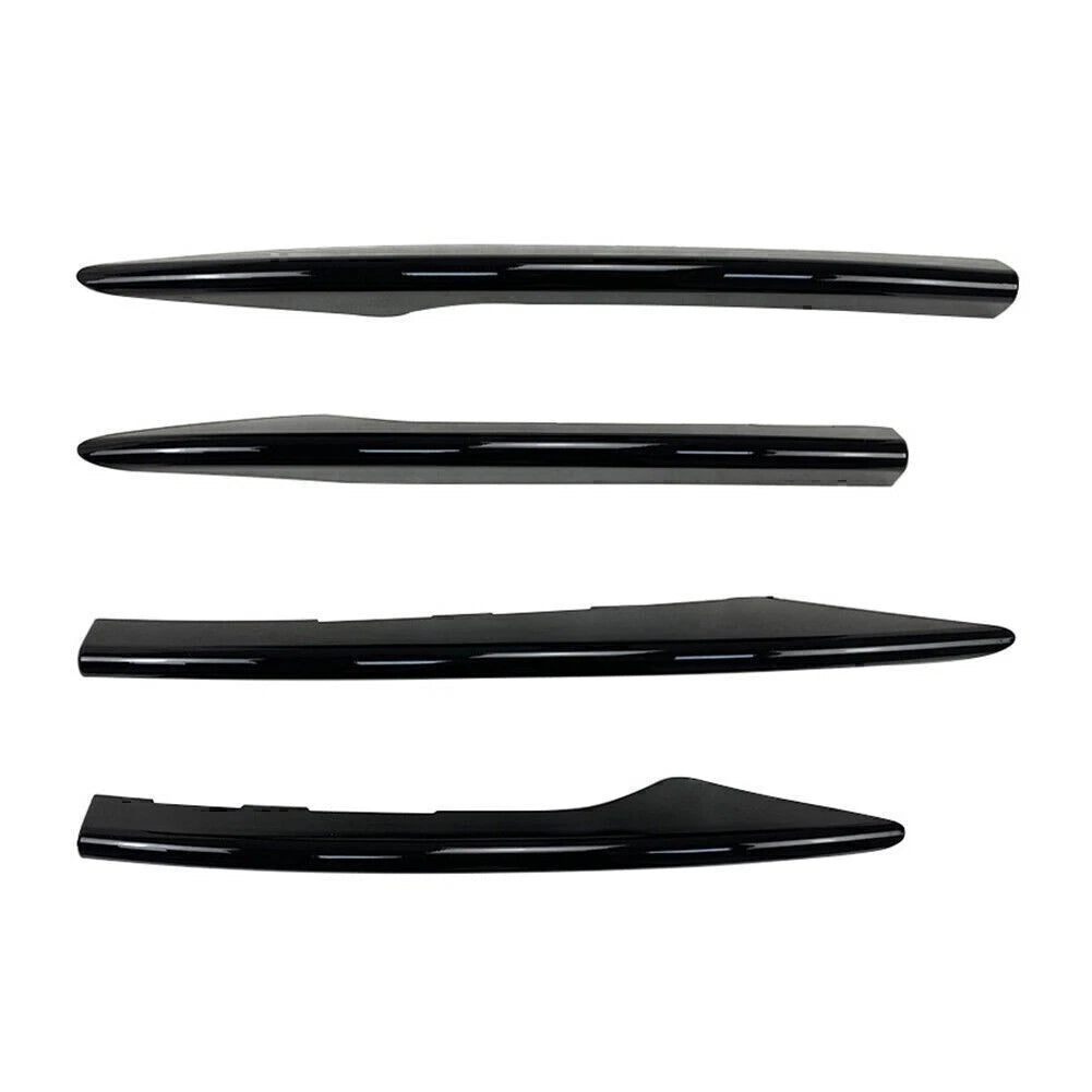 4x Fog Light Cover Trim for Mercedes Benz E-Class W213 (2021+) Black
