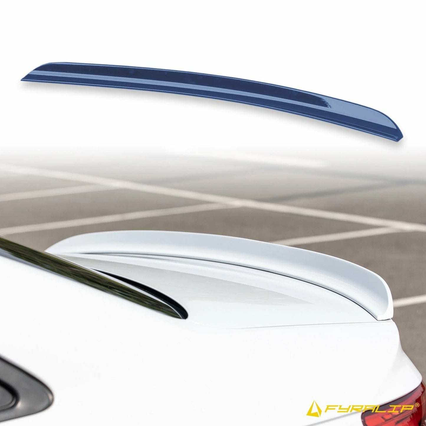 Boot Lip Spoiler for VW Jetta MK5 (2005-2010) Blue LC5F