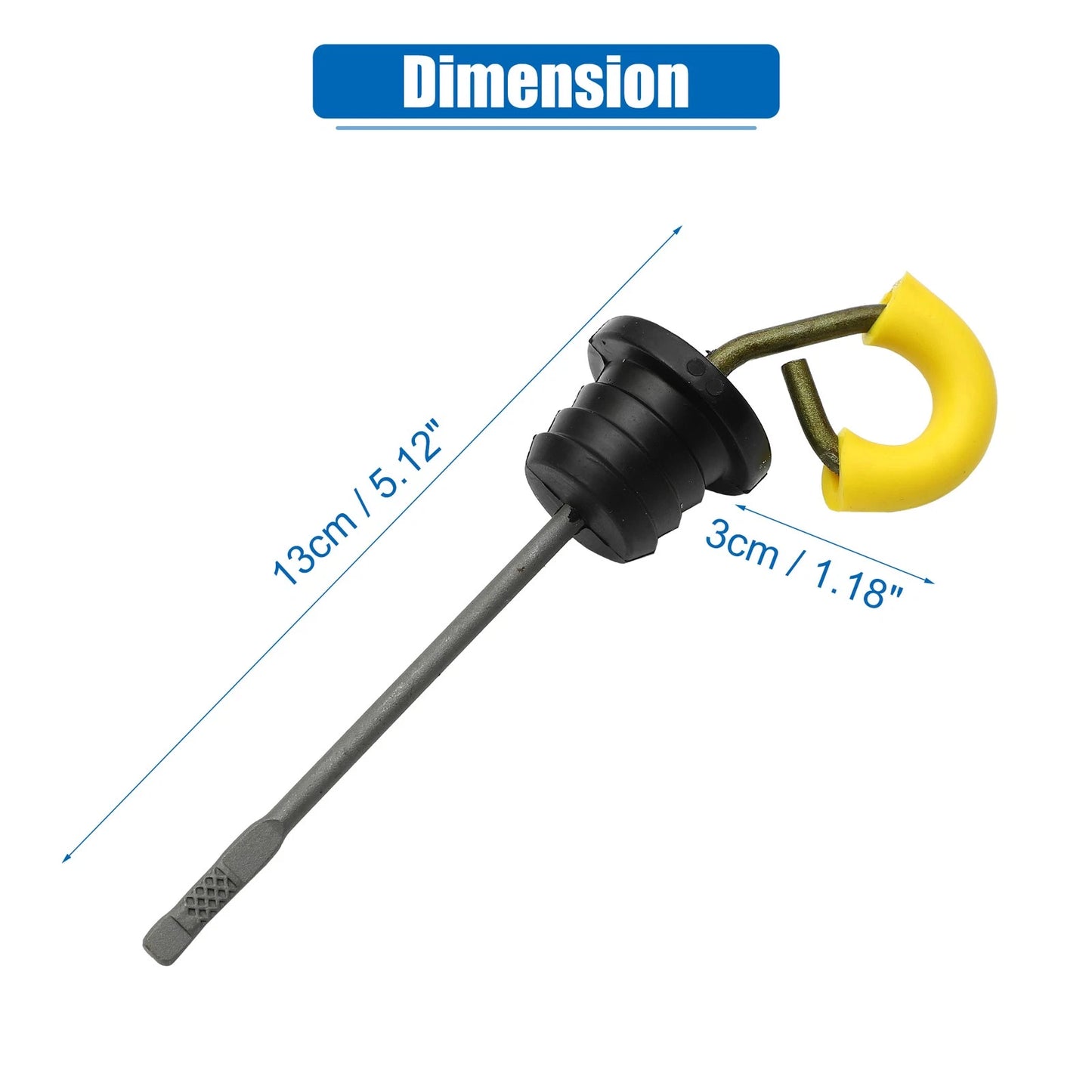 Engine Oil Fluid Level Dipstick for Honda Civic DX LX Wagovan 1.5L L4 (1984-1991)