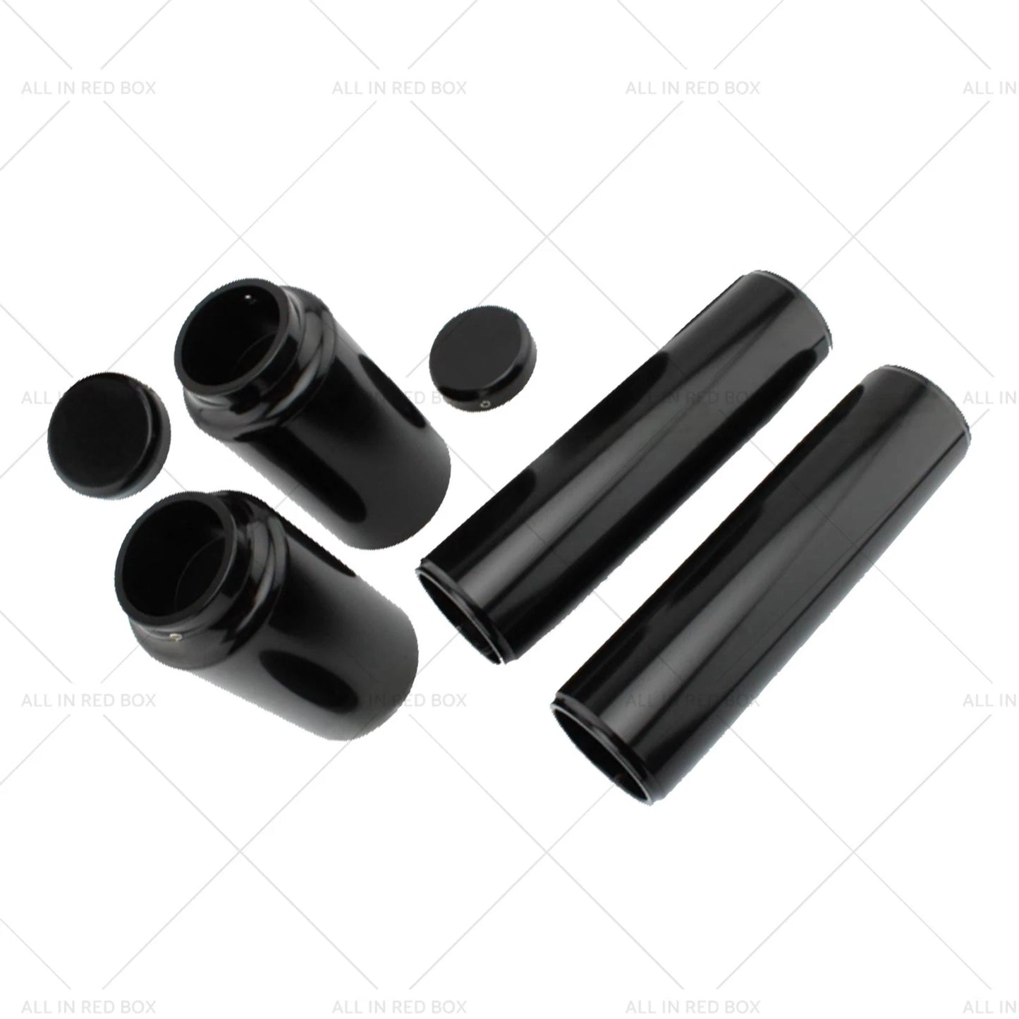 Black Front Fork Covers for Harley Davidson V-Rod (2007-2011)