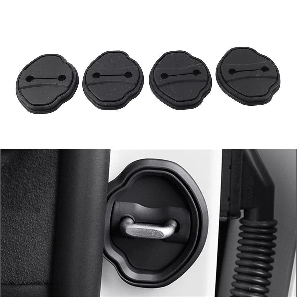 Blk Door Lock Cover for BMW X1 U11 U12 i3 i4 i5 2 3 7 Series G20 G11 (2016-2023)