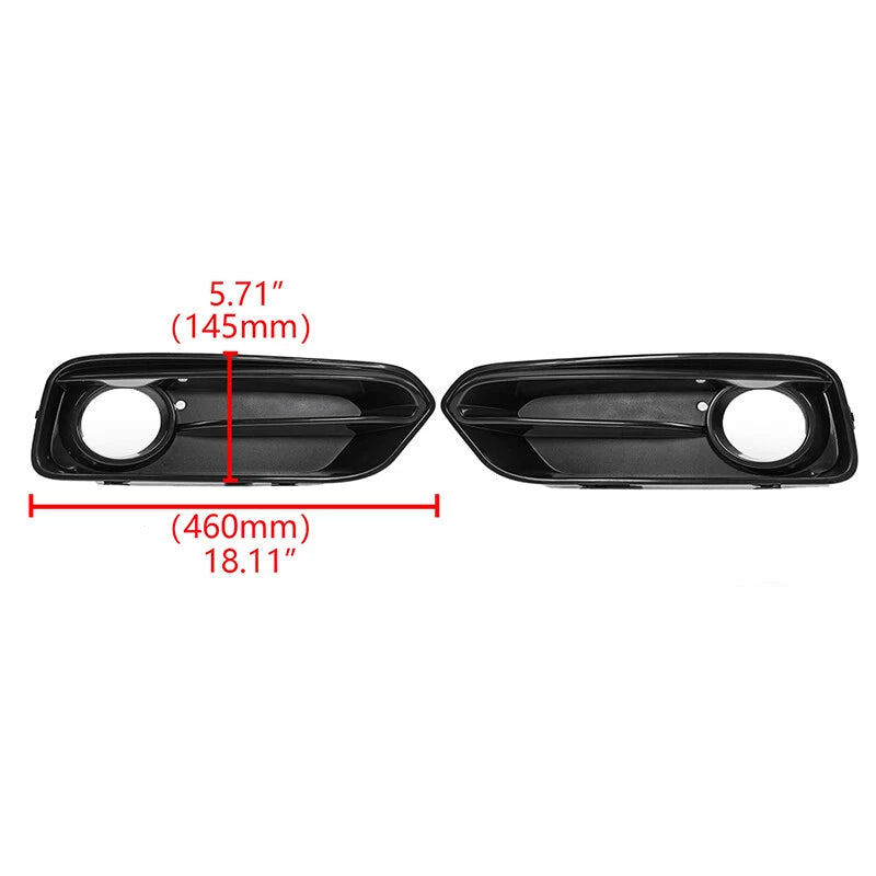Front Bumper Fog Light Grille Covers for BMW 1 Series F20 F21 (2015-2019) 2 x
