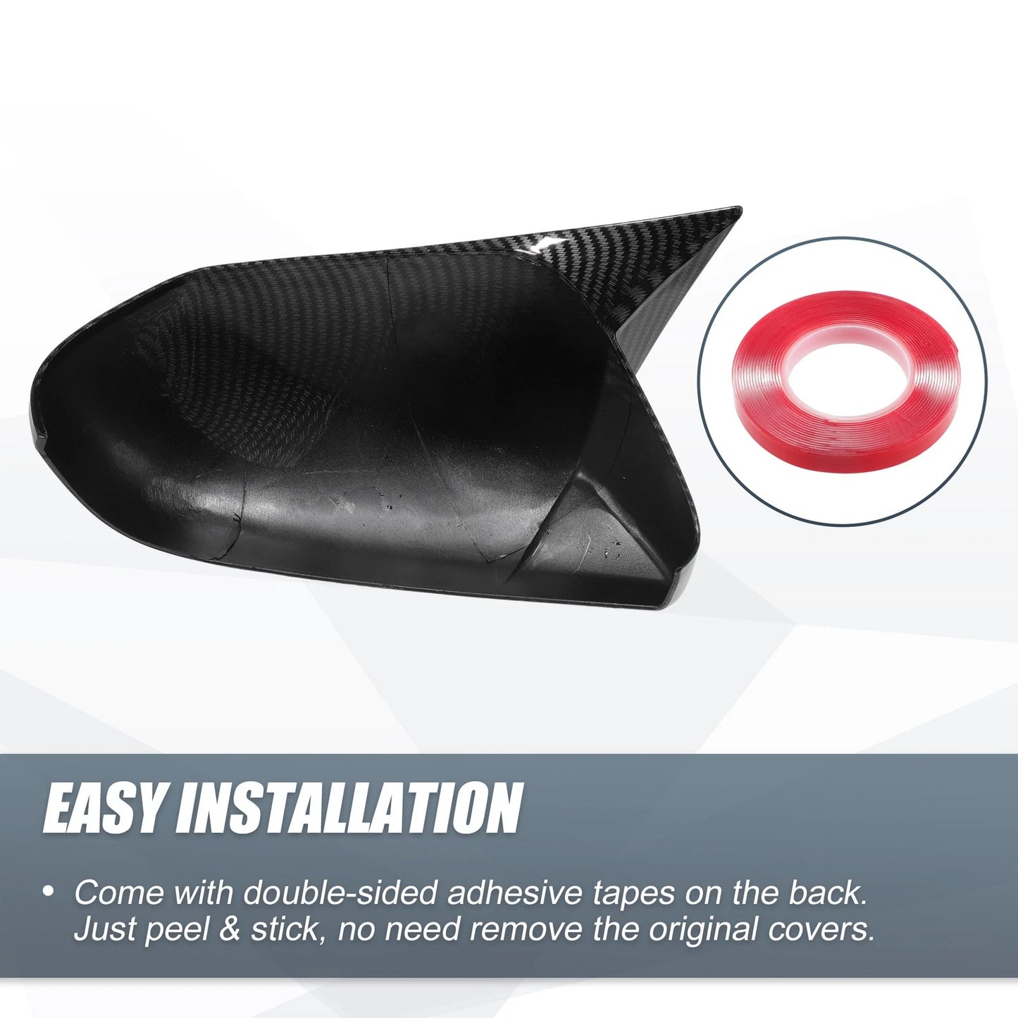 Rearview Mirror Cover Overlay Carbon Fiber for Toyota Camry (2018-2020)