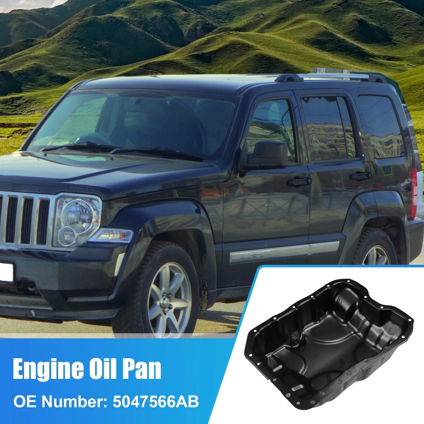 Engine Oil Pan for Dodge Dart & Jeep Cherokee (2013-2016, 2014-2020)