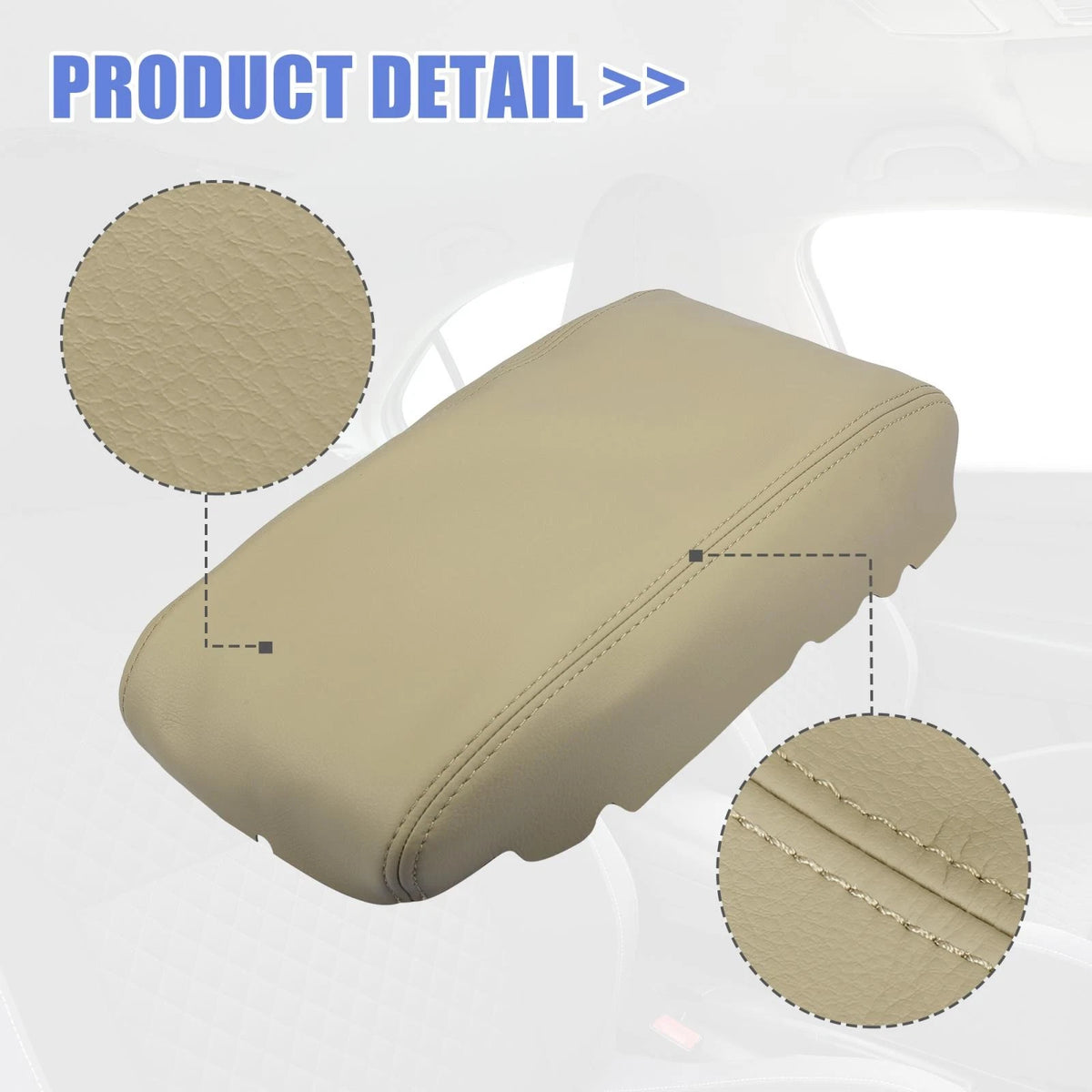 Center Console Lid Armrest Cover for Toyota Camry (2006-2011) Beige