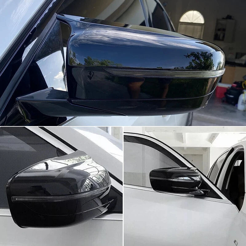 Glossy Black Side Mirror Cover Caps for 2017-2022 BMW 3 Series G20 G30