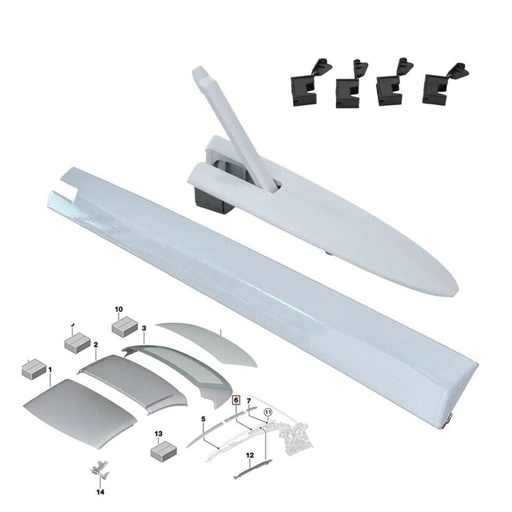 Right Convertible Roof Top Hinge Cover with Clips for BMW E93 F33