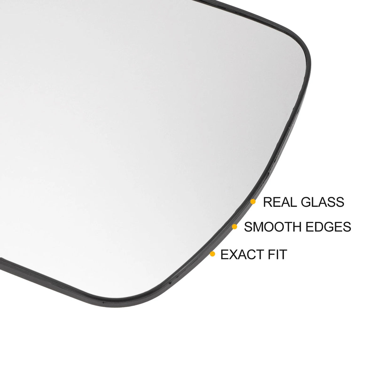 Left Side White Mirror Glass w/ Back Non-heated for Toyota Hilux (2004-2011)