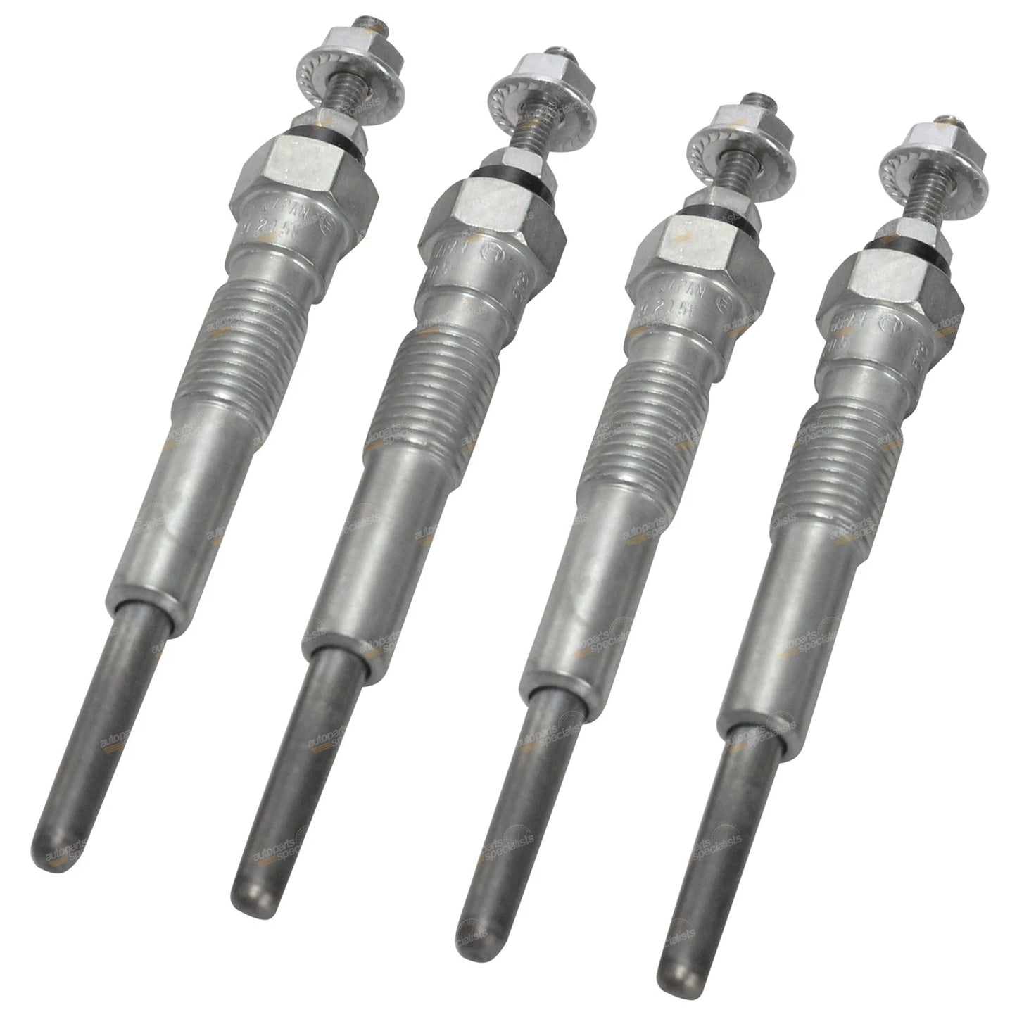 4 x 24V Glow Plugs for Toyota Dyna BU20R 3.0L B Diesel (1979–1982)