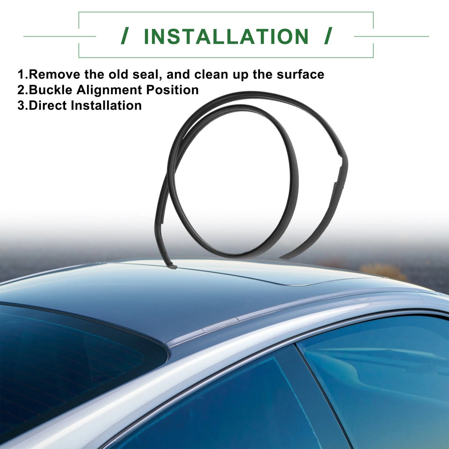 Roof Sealing Strip Sunroof Trim for Toyota Hilux (2016-2020)
