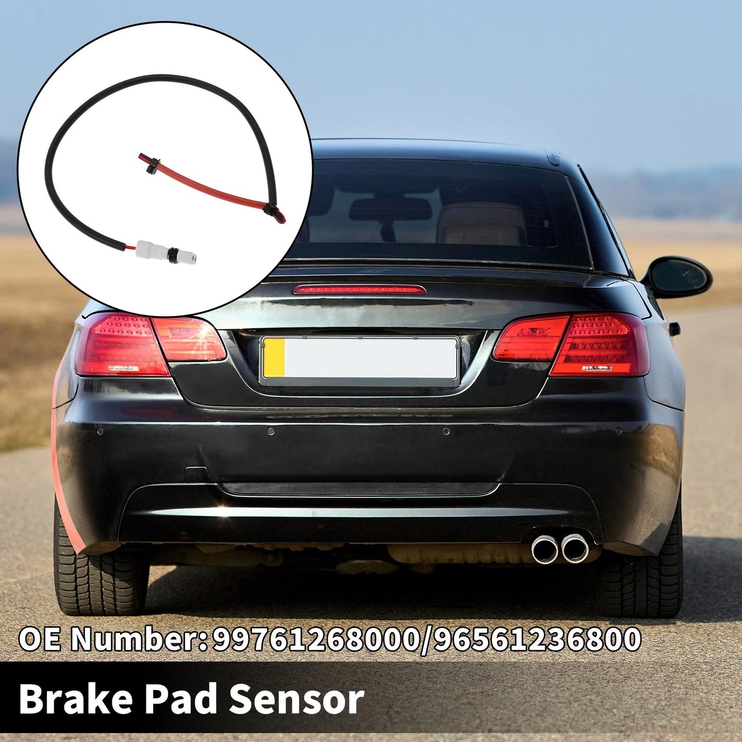 1x Car Front Brake Pad Wear Sensor for Porsche 911 993 964 (88-97)