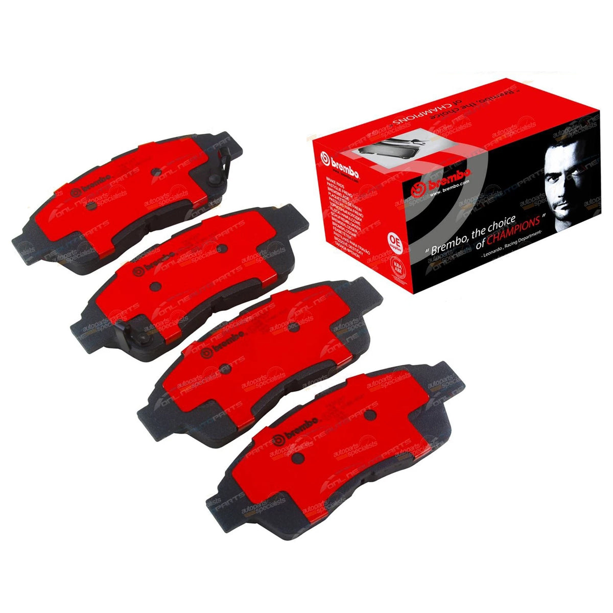 2 x Brembo Front Disc Brake Pads Set for Toyota Corona ST190 (1992–1995)