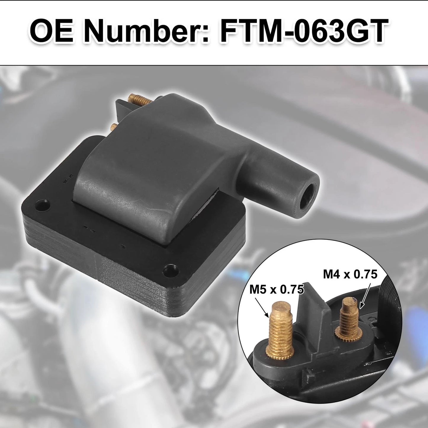 Engine Ignition Coil for Dodge Ram 50 & Mitsubishi Montero