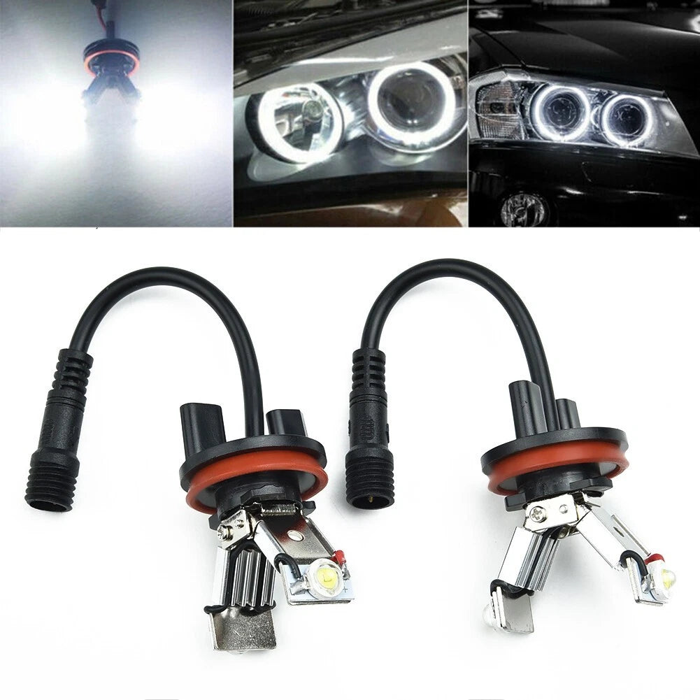 Pair H8 Angel Eyes Light for E60 E61 E71 E70 LCI E90 E91 X5 X6 Z4 E92 X1