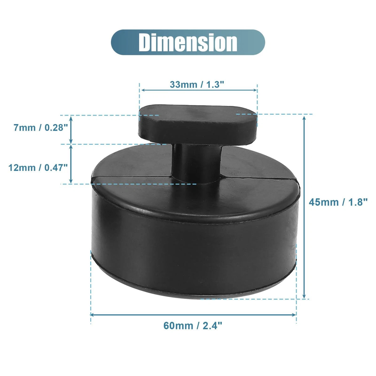 4 x Rubber Jack Pucks Jacking Lift Pad for Chevrolet Corvette C5 C6 C7 GS Z