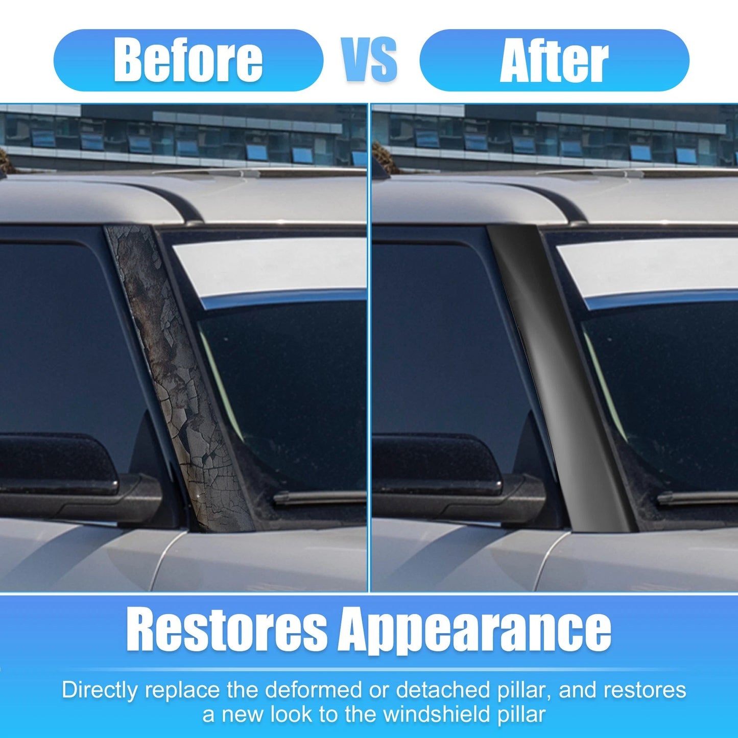 Right Windshield A-Pillar Trim Panel for Ford Flex (2009-2019)