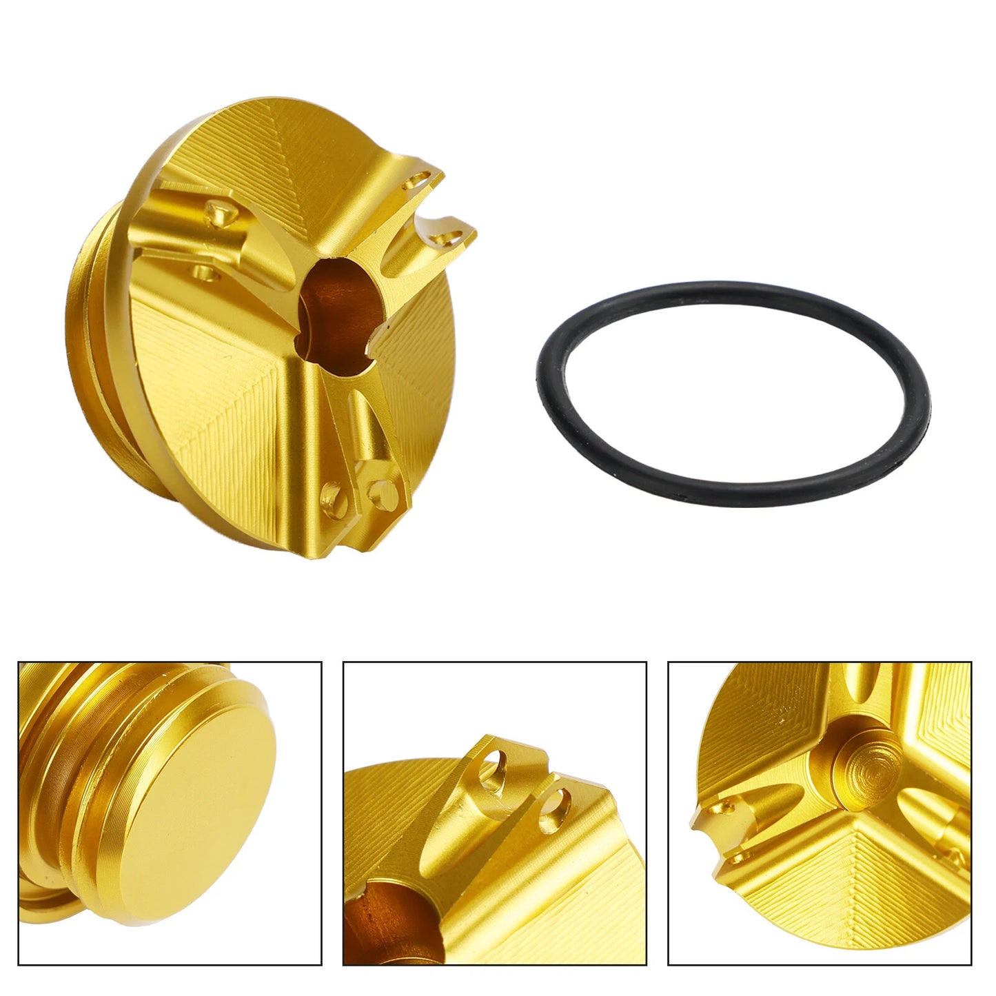 Oil Filler Plug Gold for Yamaha MT-03, MT-07, MT-10, MT-25 (2016-2023)