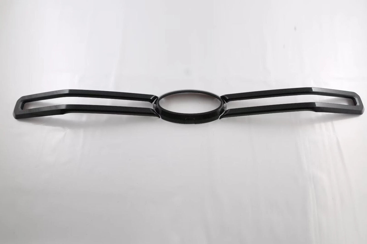 ABS Front Center Grille Carbon Fiber Cover Trim for Ford Ranger (2023)