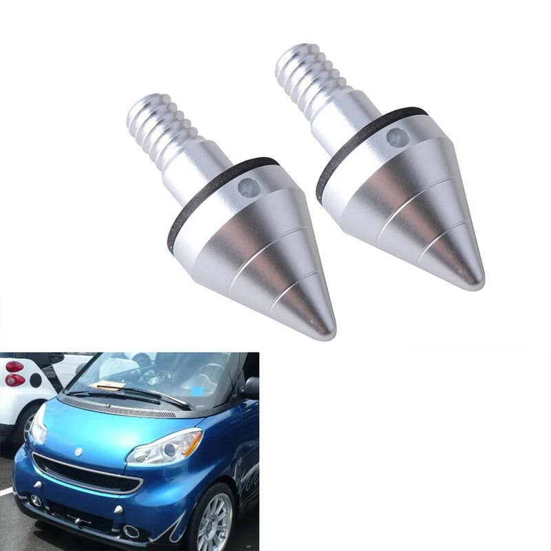 2 x Bumper Protector Spike Guards for Smart Fortwo (2007-2015)