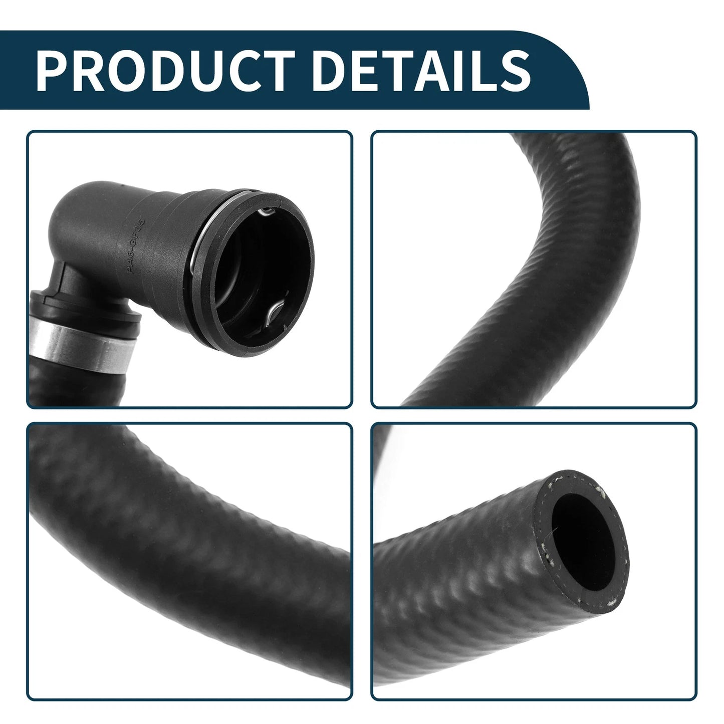 Radiator Hose Coolant Pipe for Ford F-150 (2011-2014) 1 x Rubber