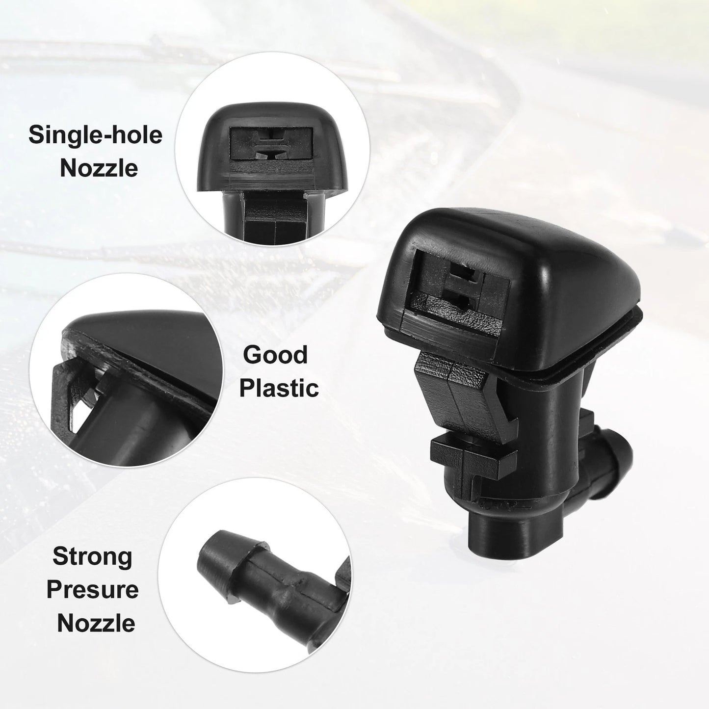 2 x Windshield Washer Nozzles for Jeep Grand Cherokee (2005-2016)