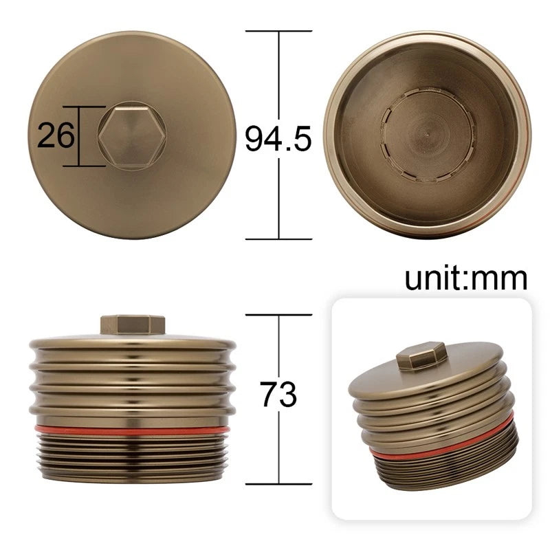 Oil Filter Cover for BMW N54 N55 S55 N20 N26 (2006-2023)