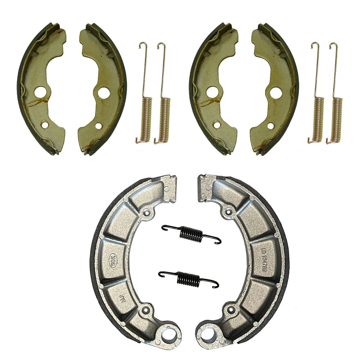 Front & Rear Brake Shoes 2 x for Honda Fourtrax Foreman 350 4x4 (1986–1989)