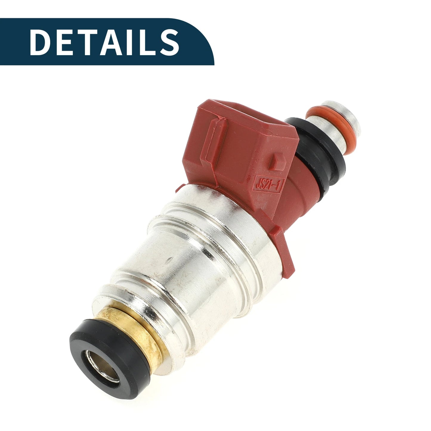 Fuel Injector for Nissan D21 Base 2.4 (1990-1994) 1 Pc Wine Red