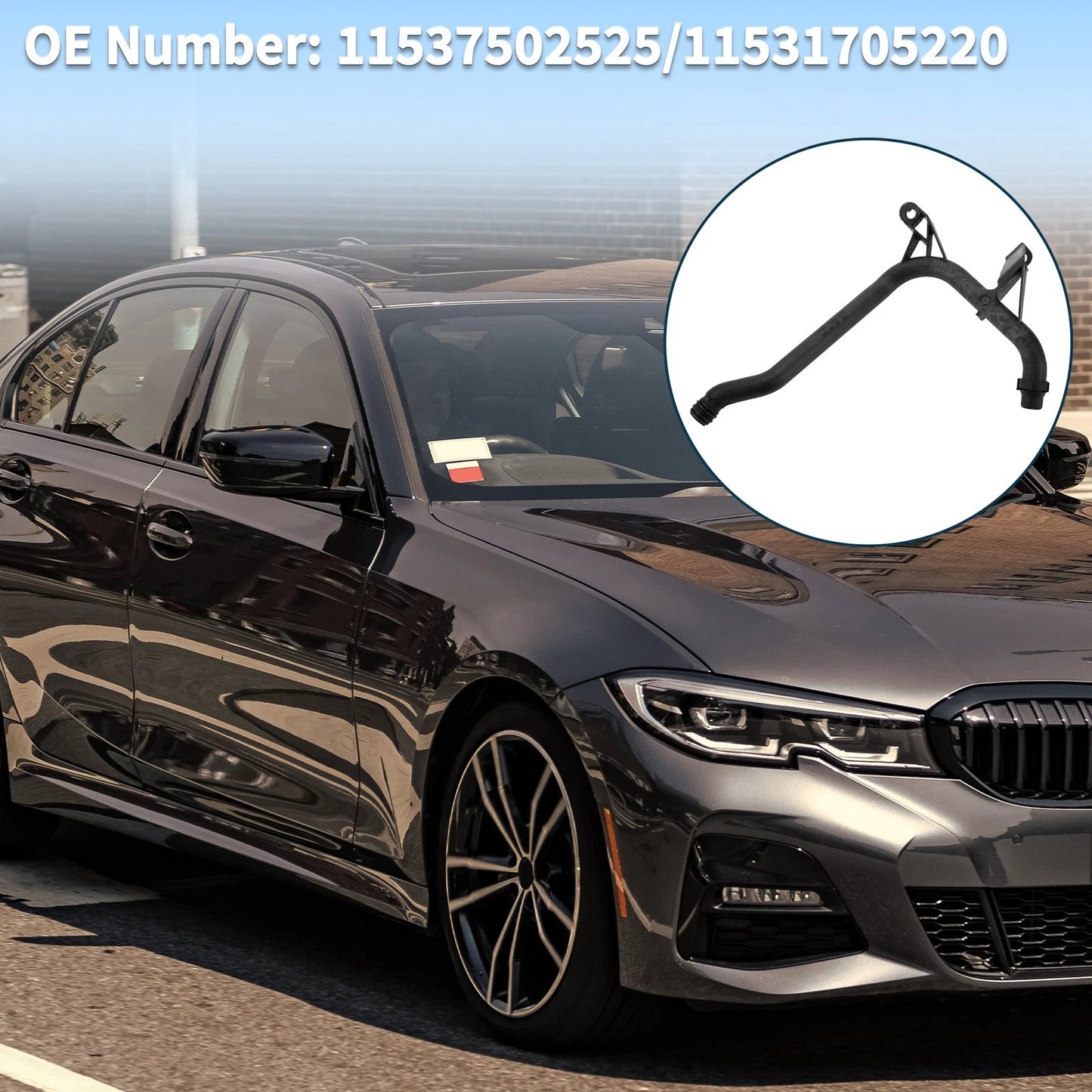Engine Heater Inlet Coolant Pipe for BMW 325Ci (2001-2006)