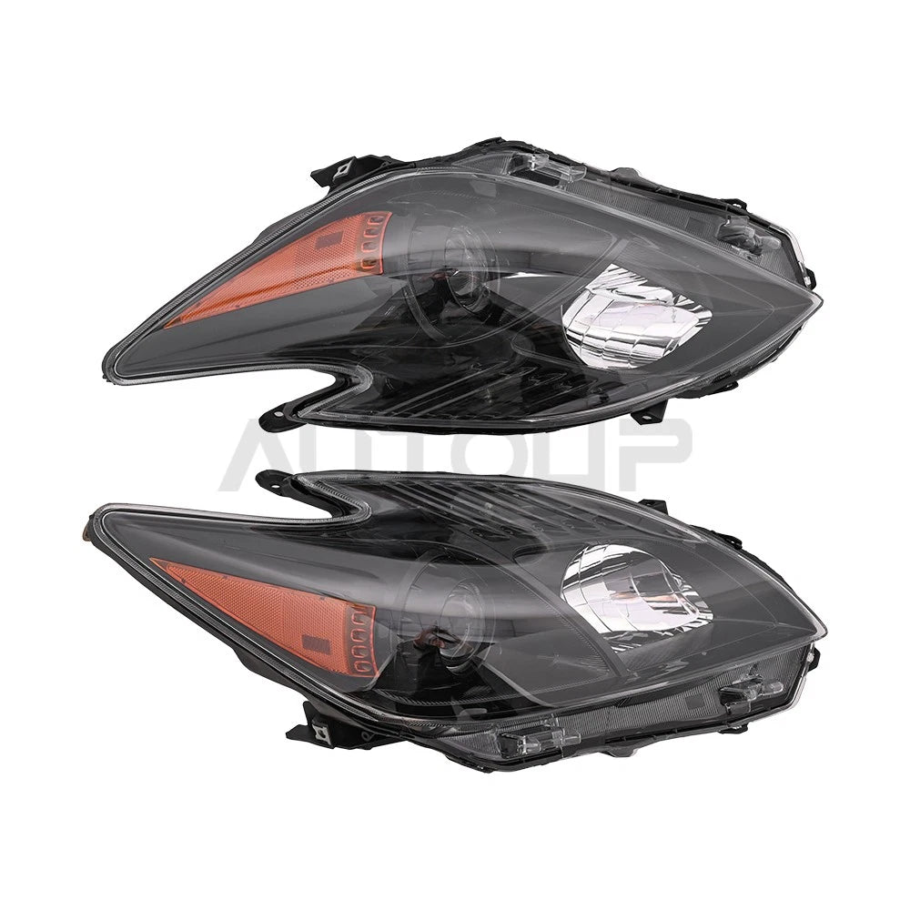 2x Halogen Headlights Headlamps Assembly LH&RH for Toyota Prius (2010–2011)