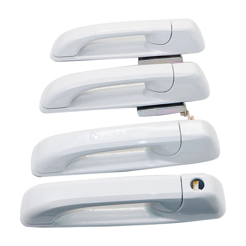 Bright White Door Handles for Dodge Ram 1500 2500 3500 - 4x