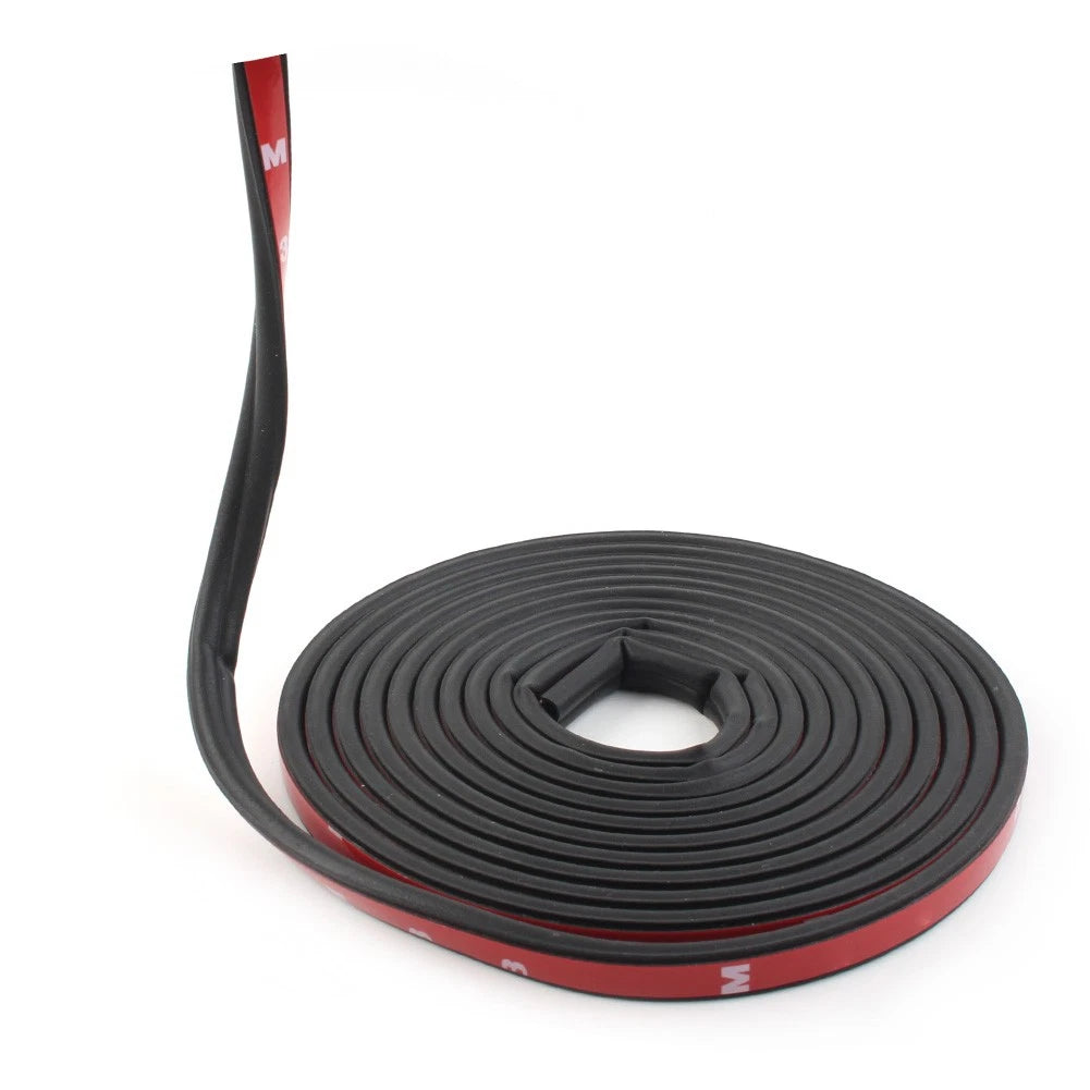 Hollow Weather-Strip Door Edge Seal 13FT B-Shape Trim for Universal Cars