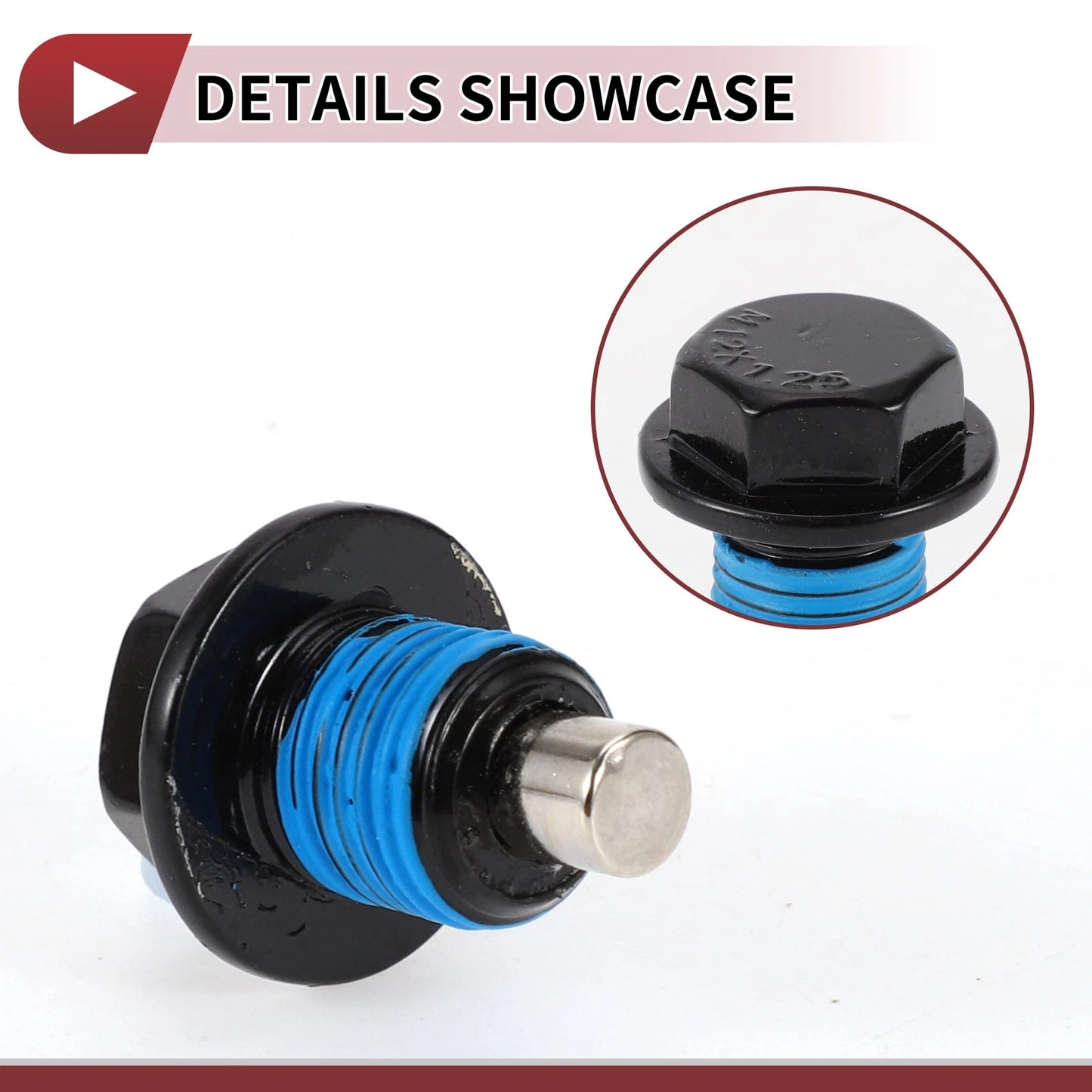 Car Oil Drain Plug Set for Toyota Tacoma, Camry (2005-2023)